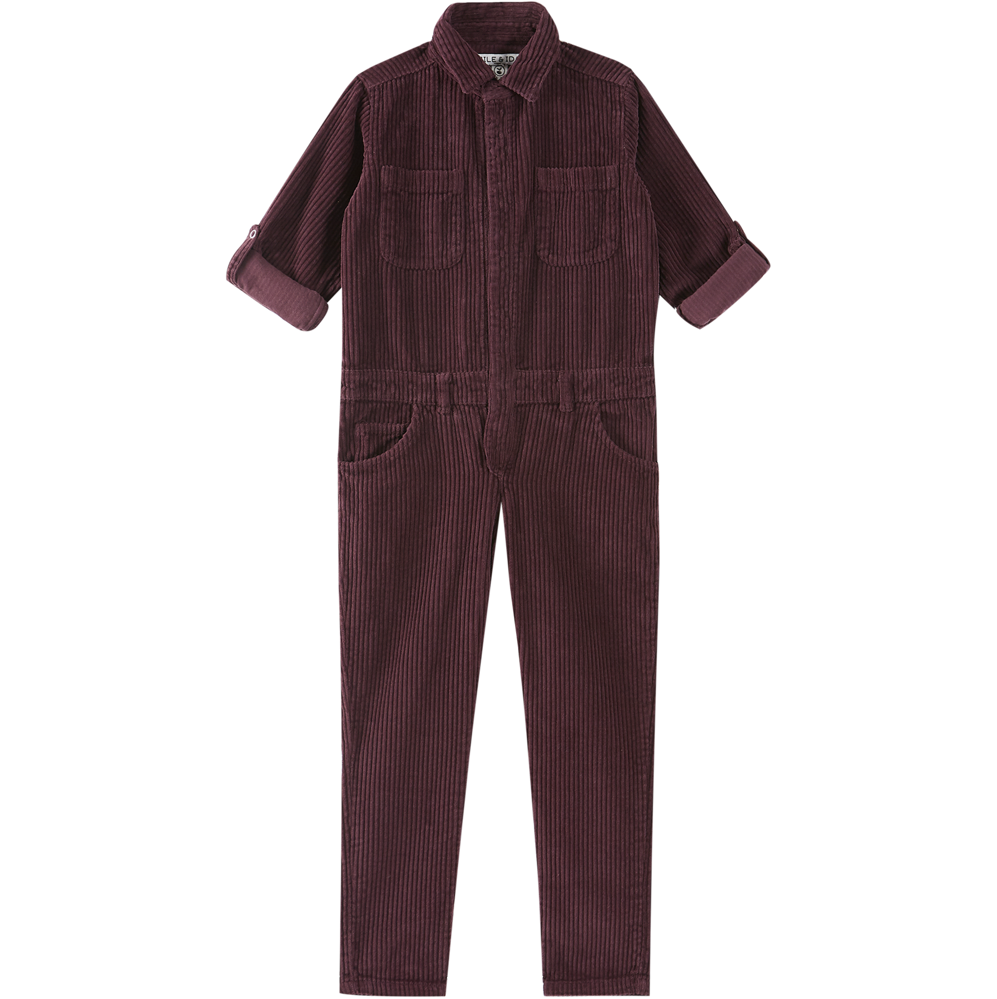 Combinaison velours aubergine