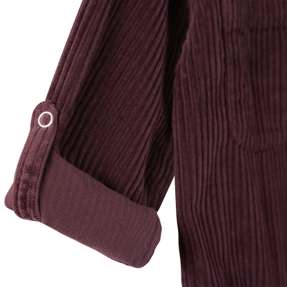Combinaison velours aubergine