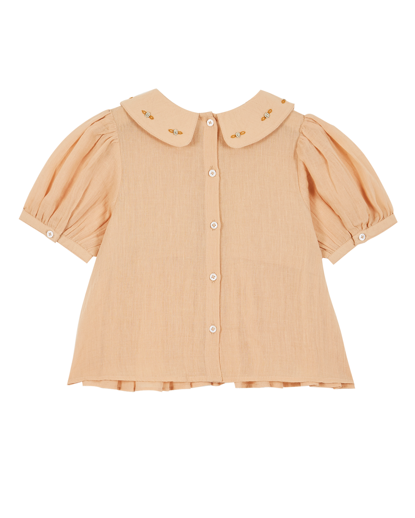 Blouse coton beige