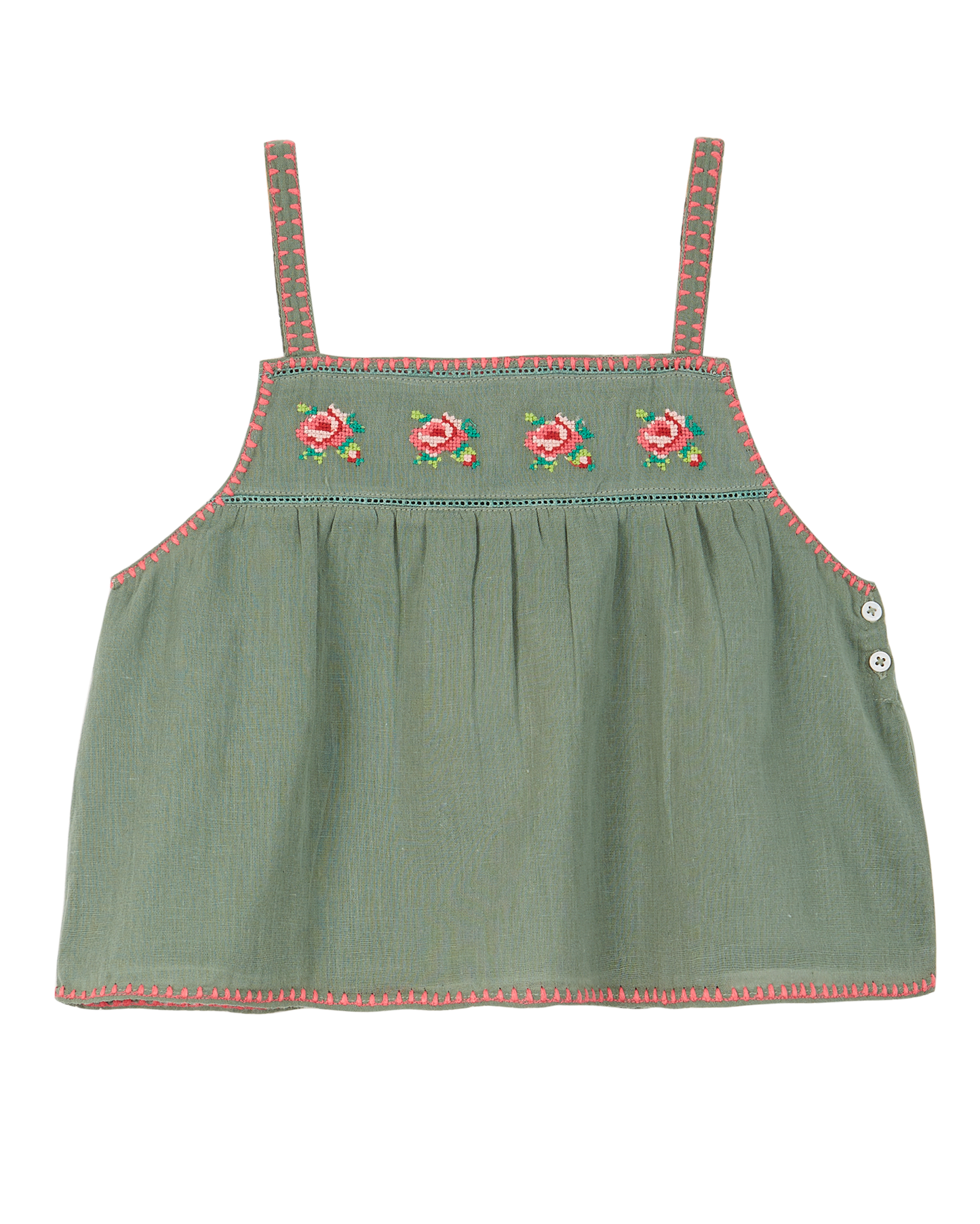 Top coton amande