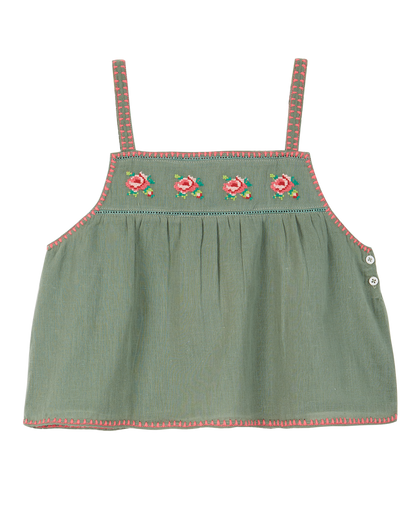 Top coton amande