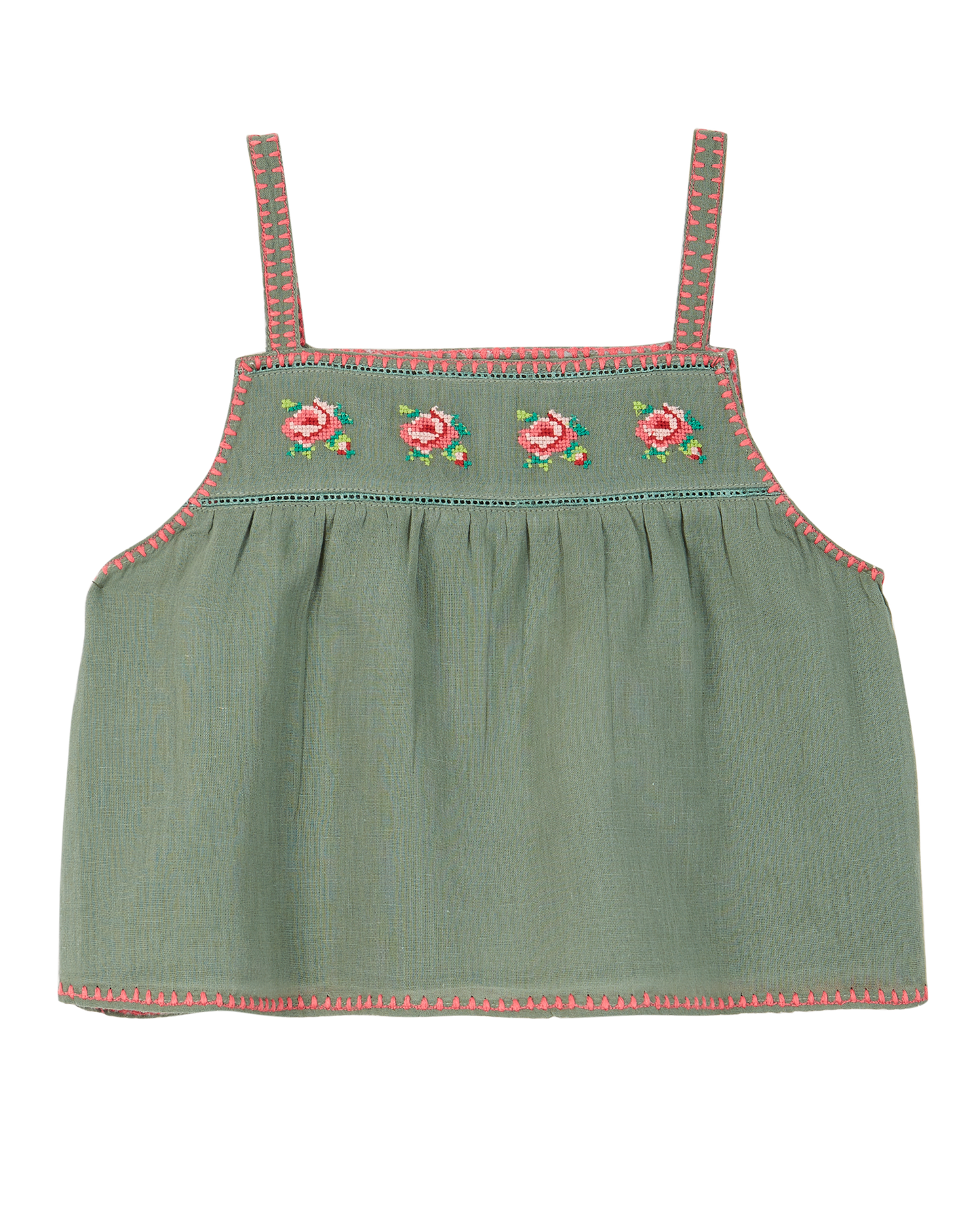 Top coton amande