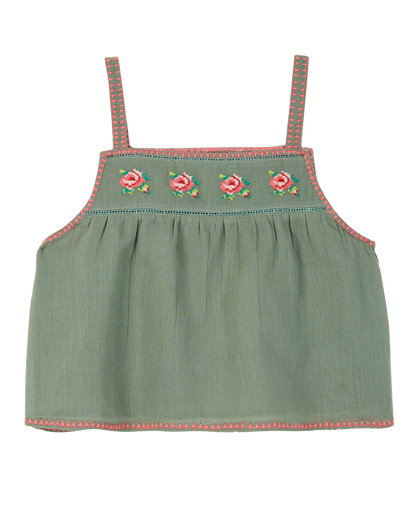 Top coton amande