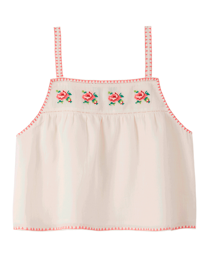 Top coton pétale