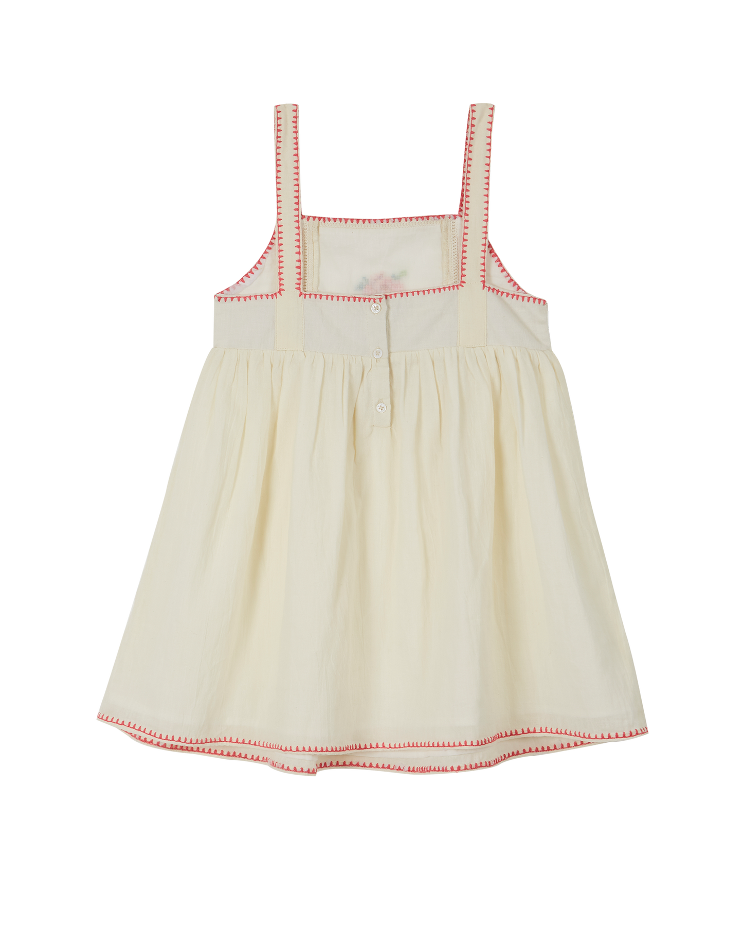 Robe à bretelles coton pétale