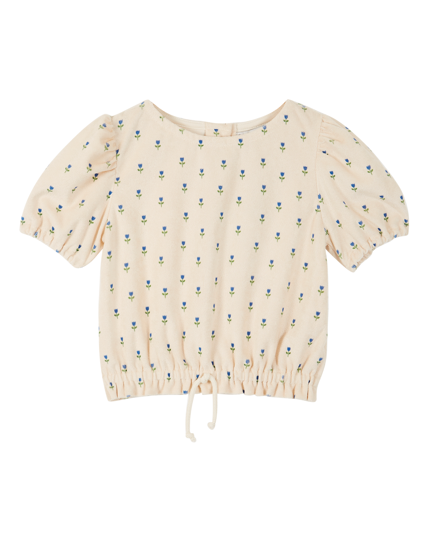 Tee-shirt éponge tulipe écru