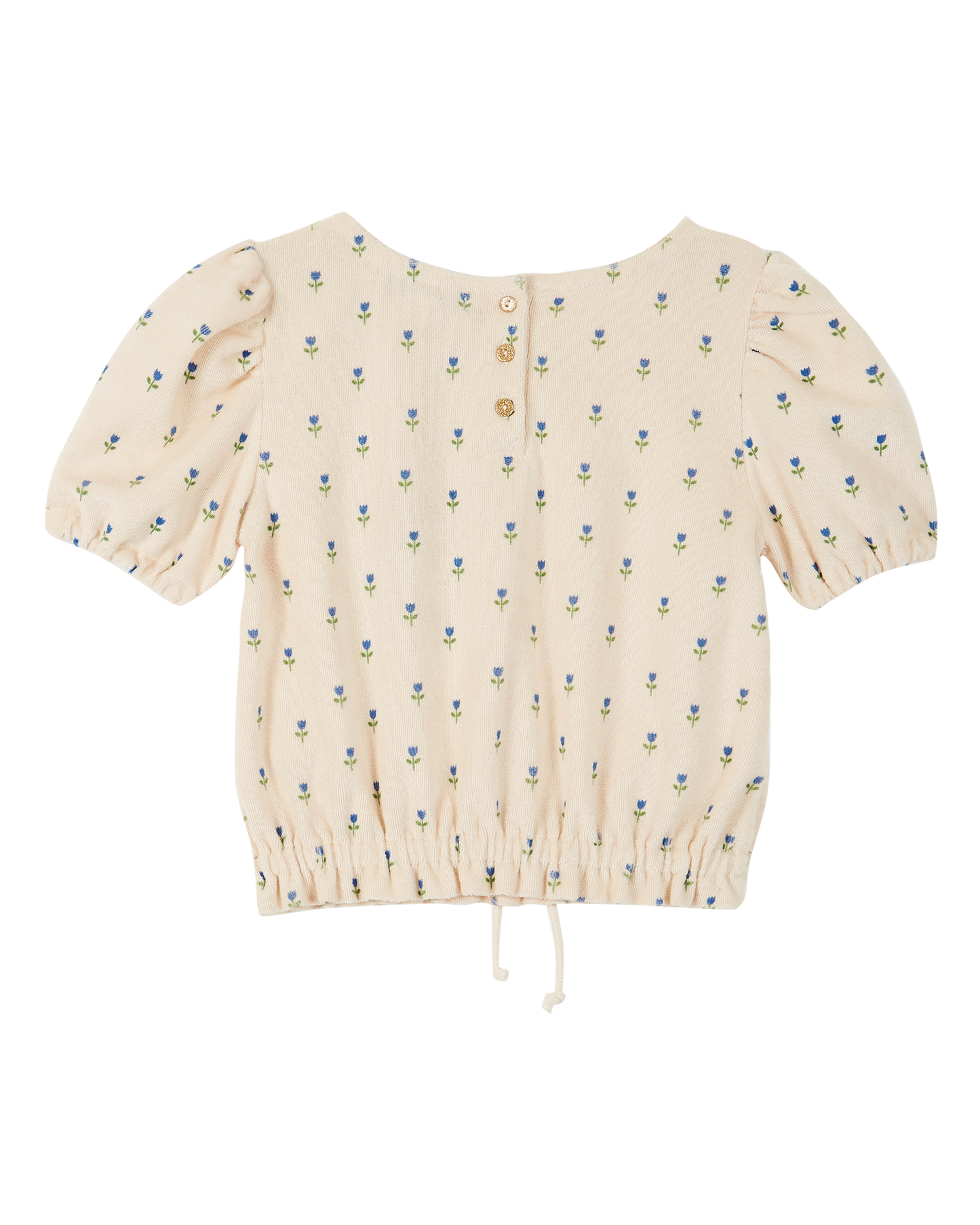 Tee-shirt éponge tulipe écru