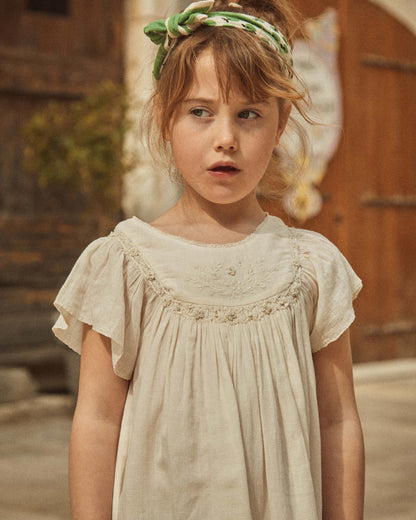 Robe coton écru