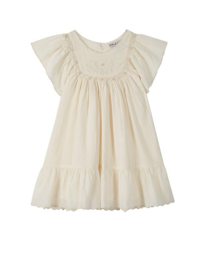Robe coton écru