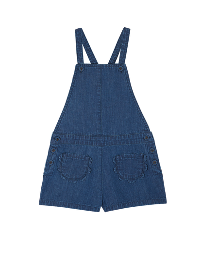 Salopette coton chambray
