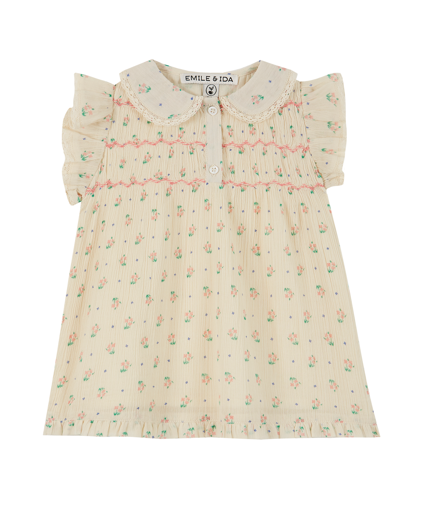 Robe coton écru cueillette