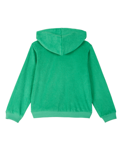 Sweatshirt zippé à capuche éponge garden