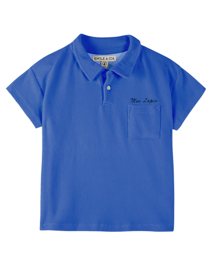 Polo enfant éponge céleste
