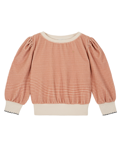 Sweatshirt éponge vichy Cayenne