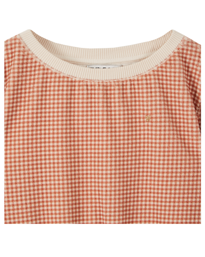 Sweatshirt éponge vichy Cayenne