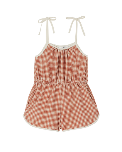 Combishort éponge vichy Cayenne