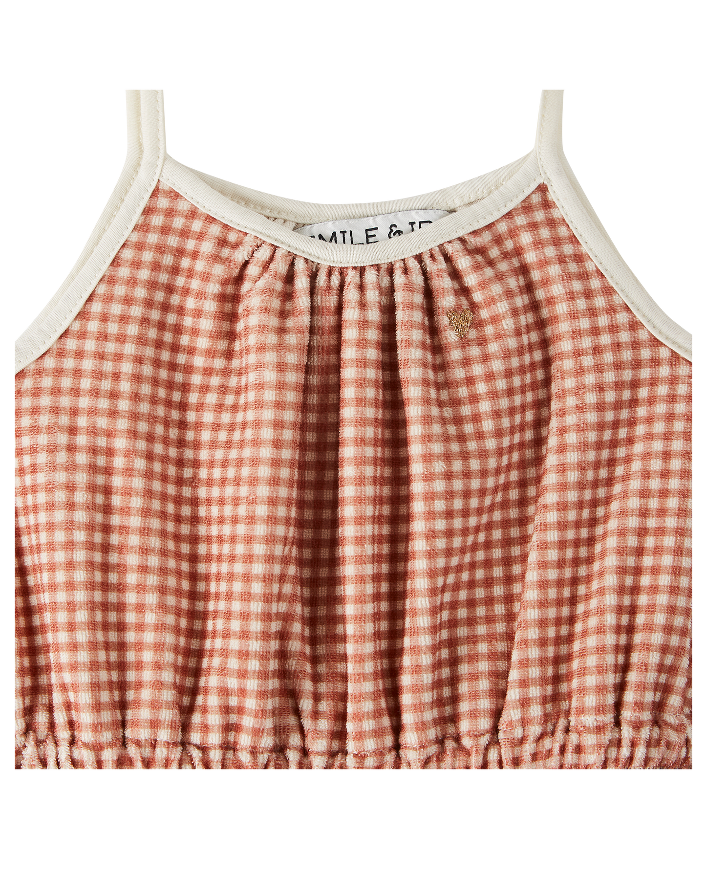 Combishort éponge vichy Cayenne
