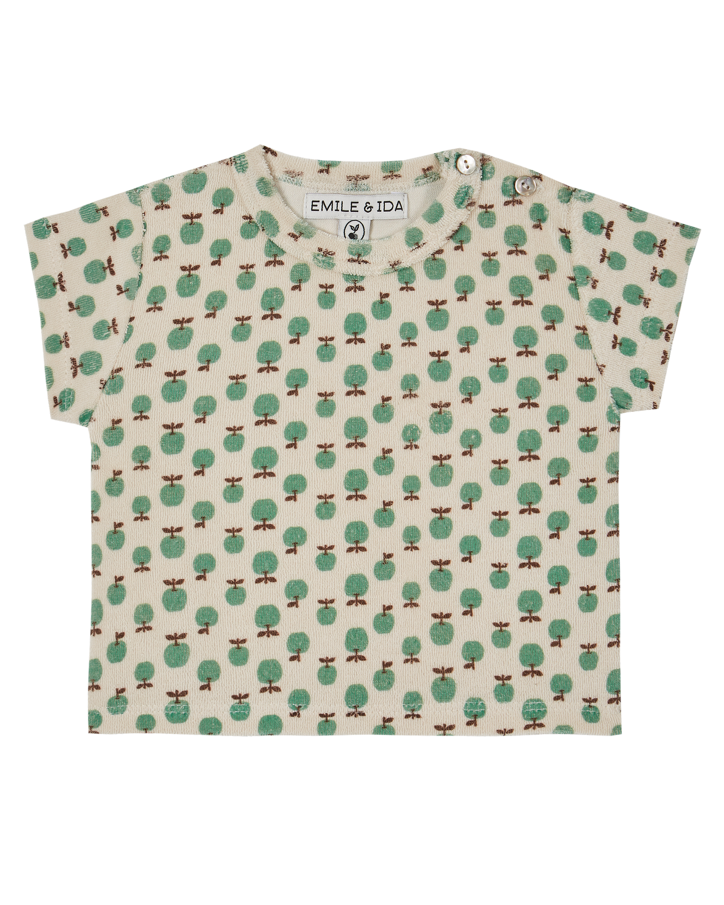 Tee-shirt éponge écru granny
