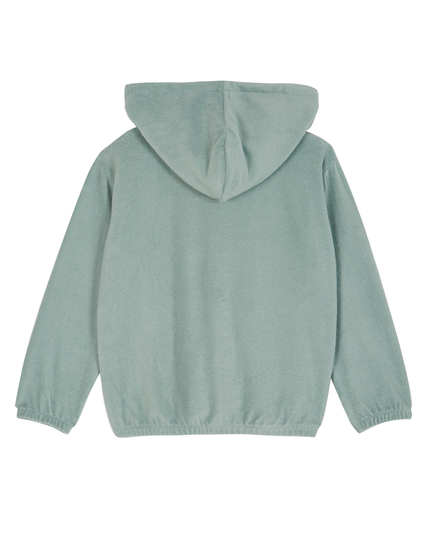 Sweatshirt zippé à capuche éponge atlantique