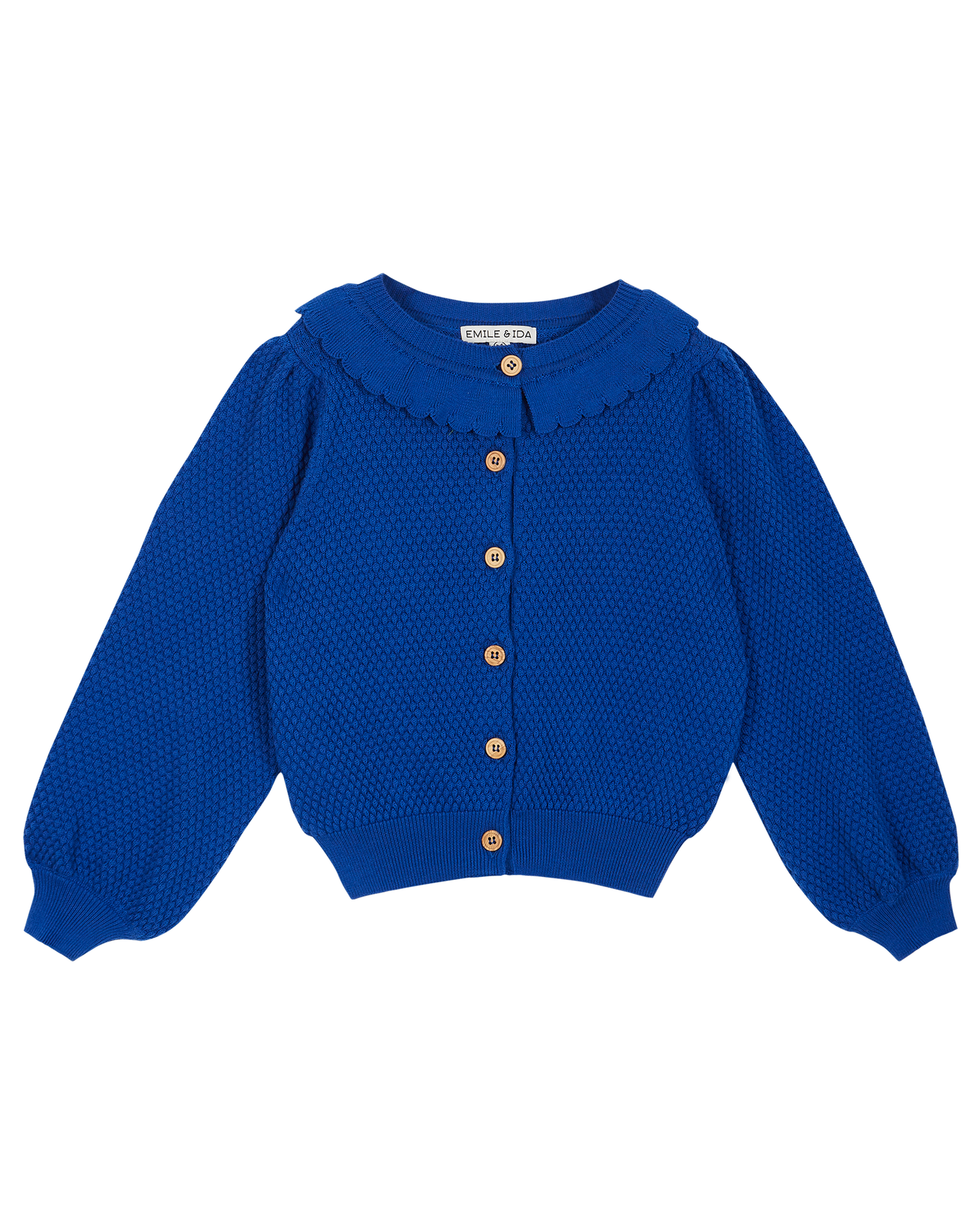 Cardigan coton bio céleste