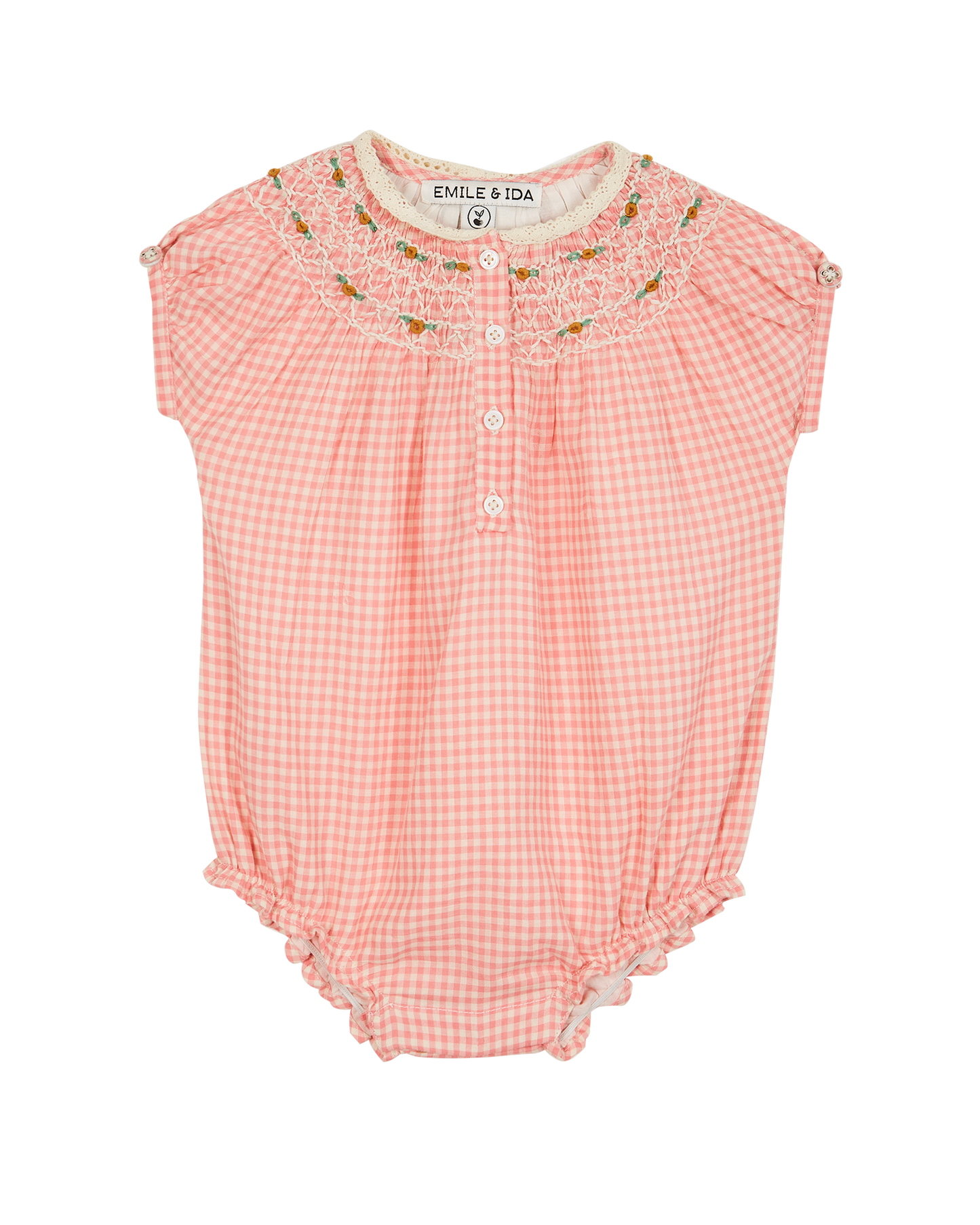 Combicourt coton vichy rose