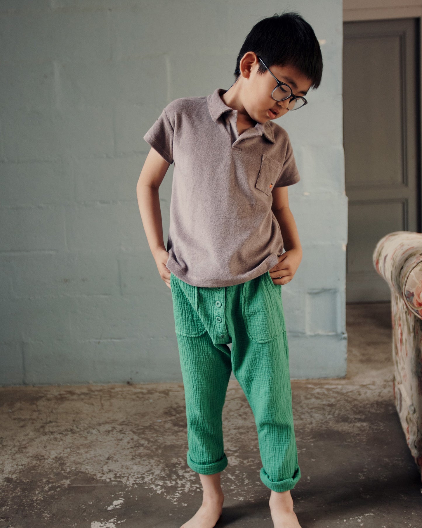 Pantalon gaze de coton garden