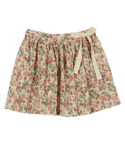 Jupe portefeuille coton rosae