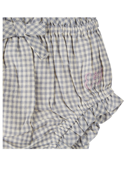 Bloomer coton vichy bleu