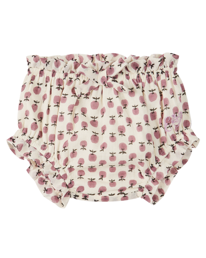 Bloomer coton écru granny violet