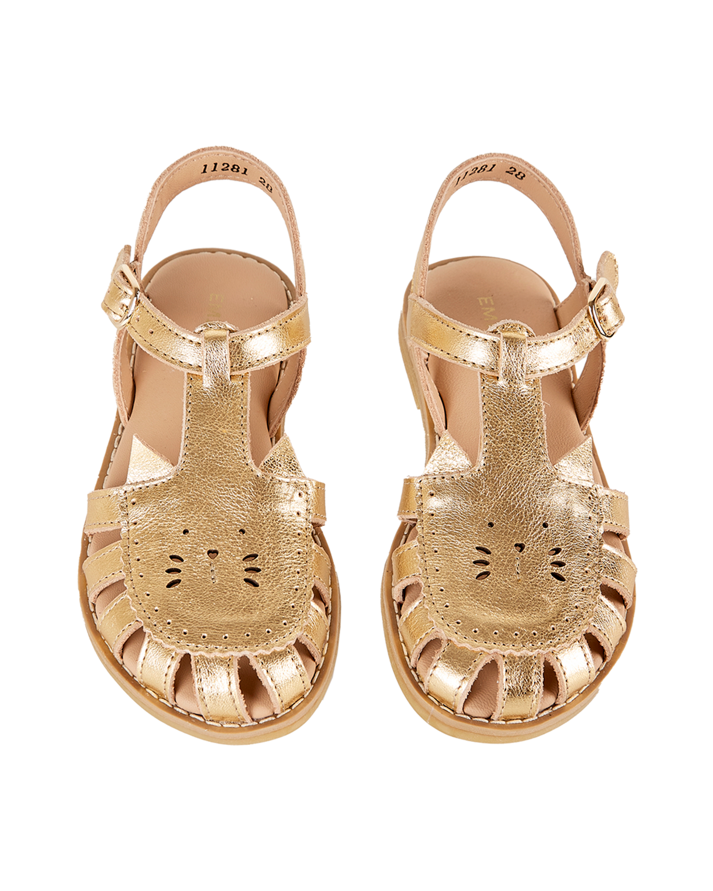 Sandales Mistigri or jaune