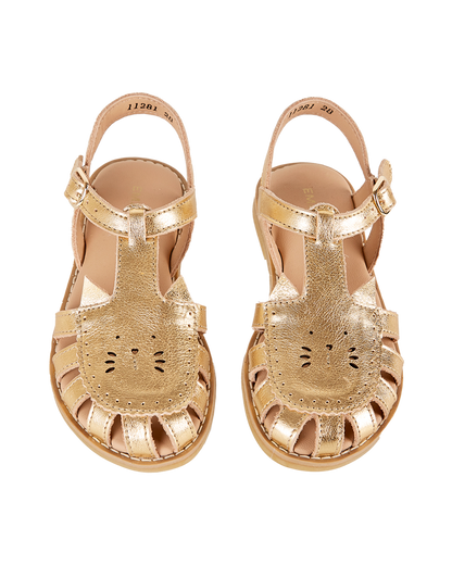 Sandales Mistigri or jaune