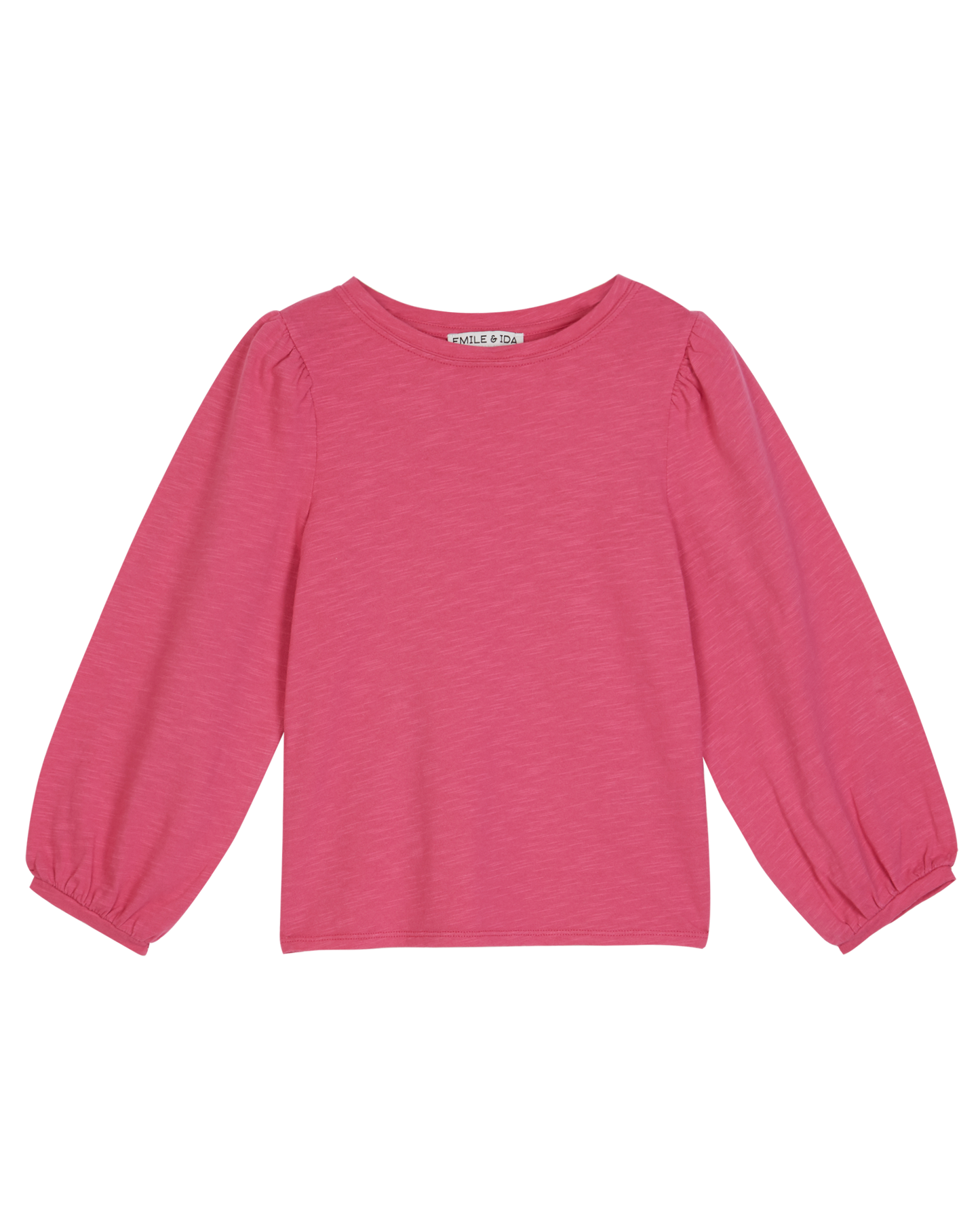 T-shirt coton bio fushia