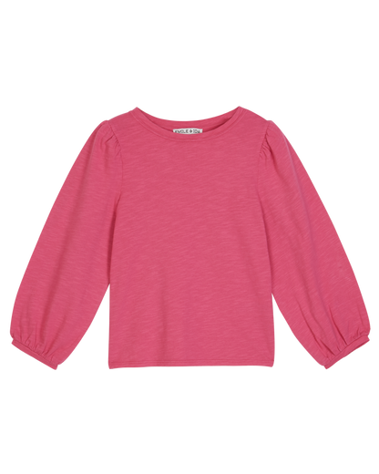 T-shirt coton bio fushia