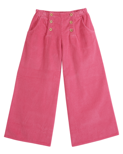 Pantalon velours fushia