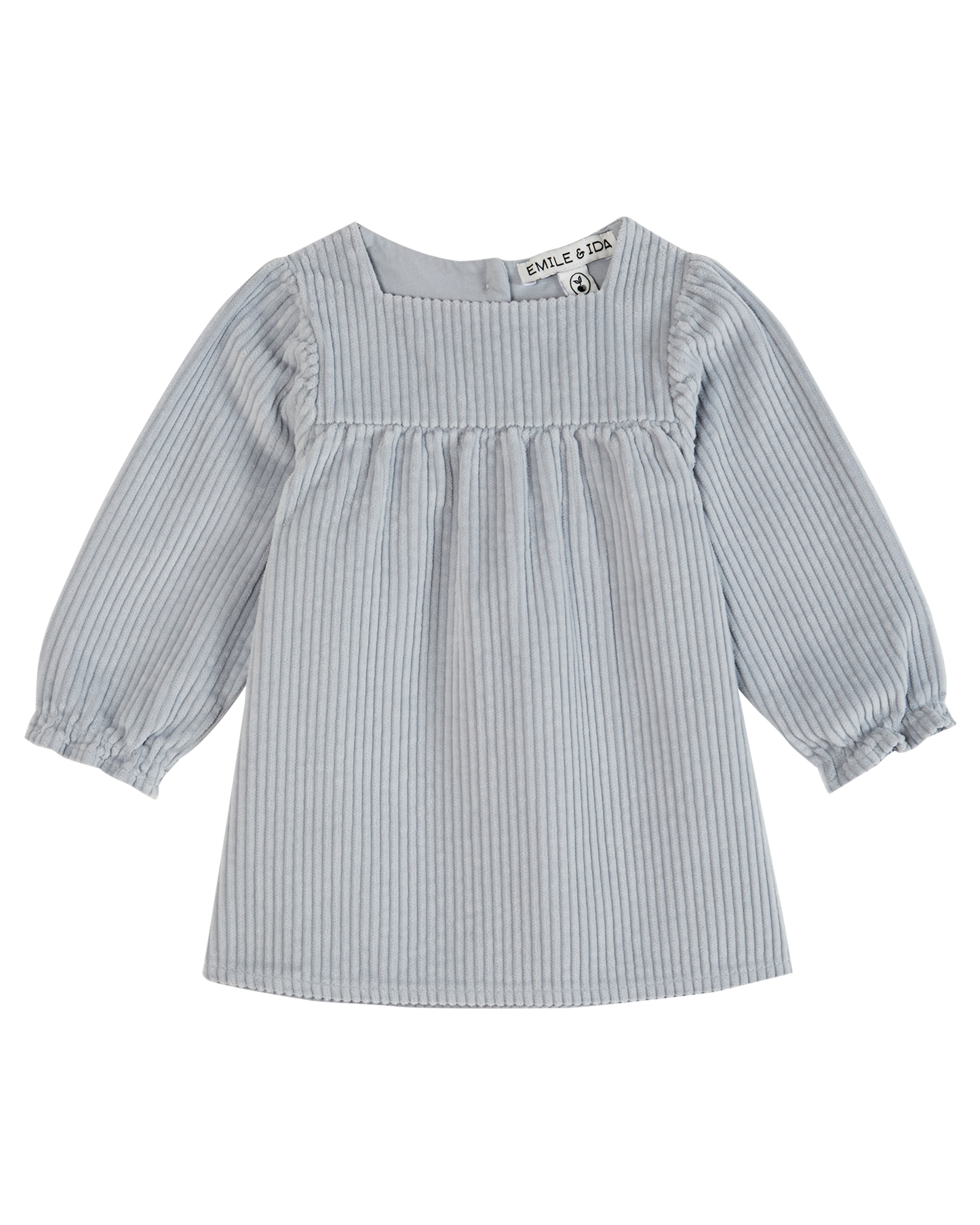 Robe velours ciel