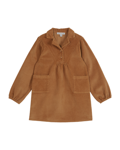 Robe velours macadamia