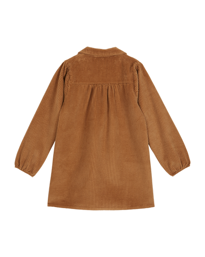 Robe velours macadamia