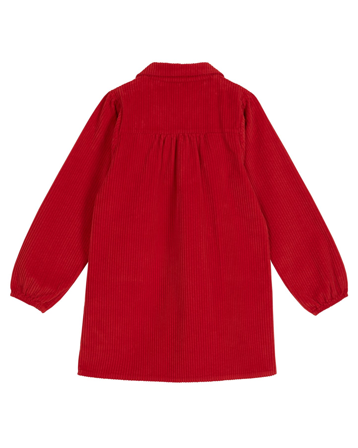 Robe velours rouge