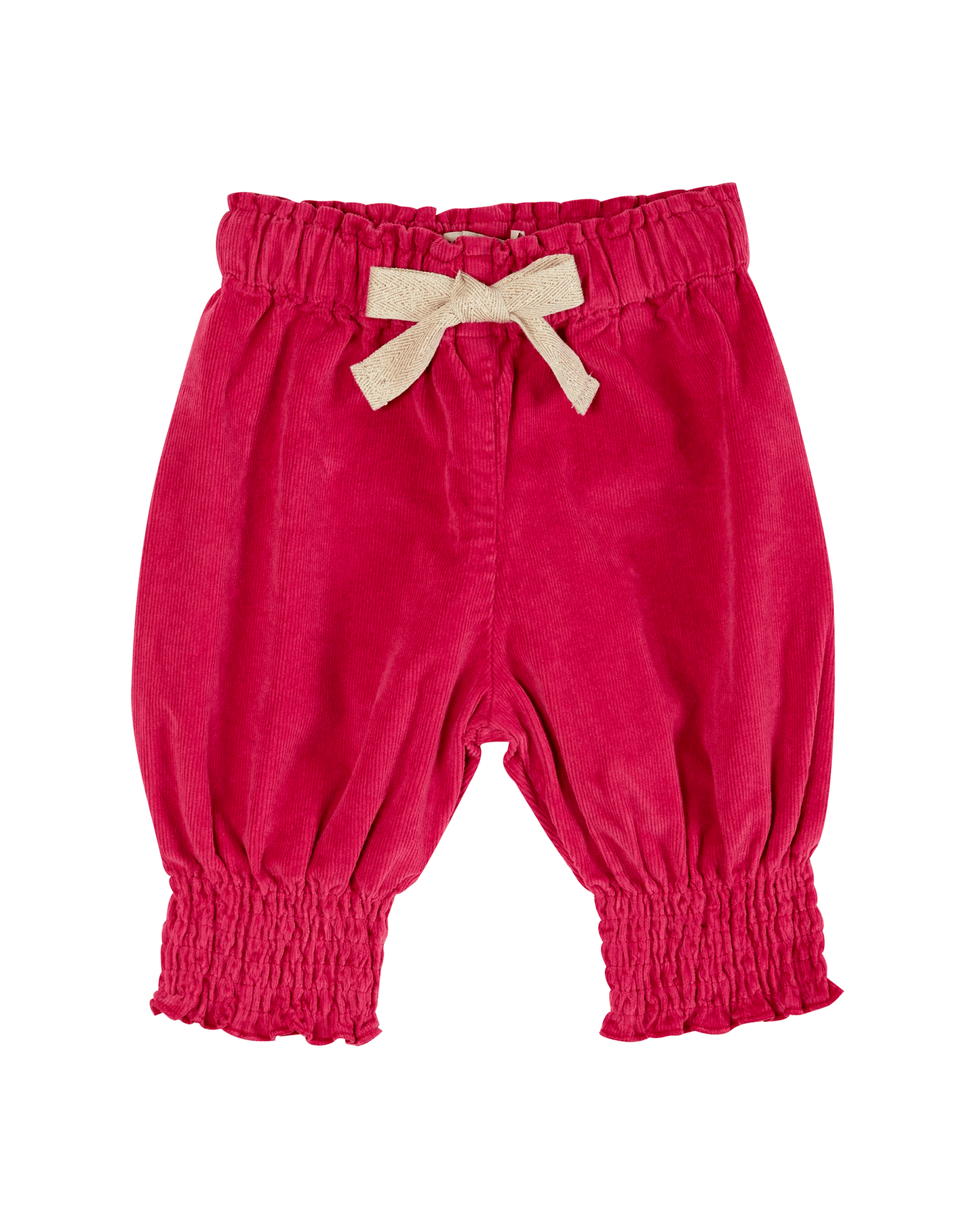 Sarouel velours fushia