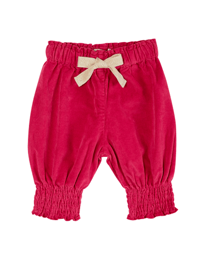 Sarouel velours fushia