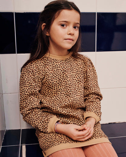 Robe coton bio léopard