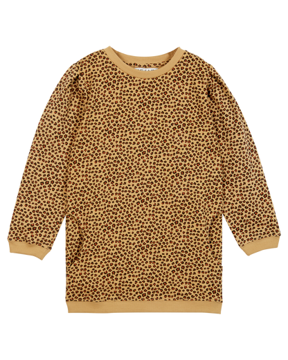 Robe coton bio léopard