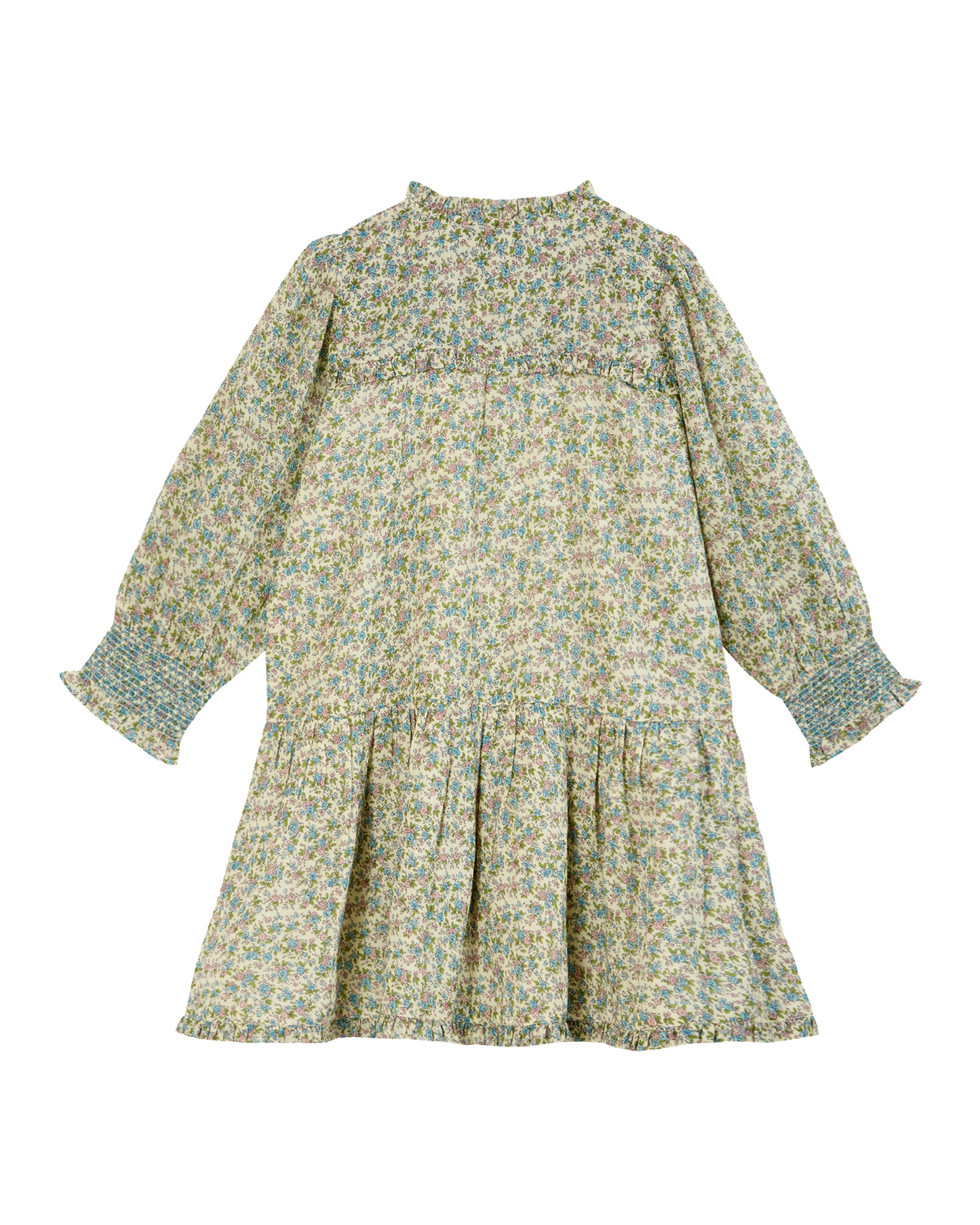 Robe velours mini fleurs