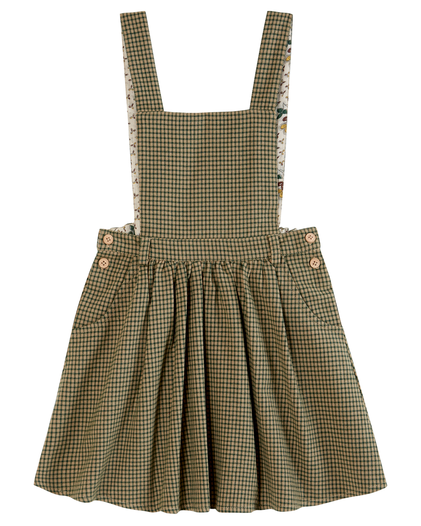 Robe salopette denise vert