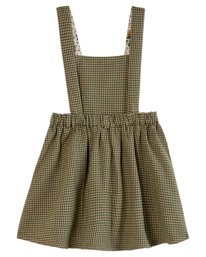 Robe salopette denise vert
