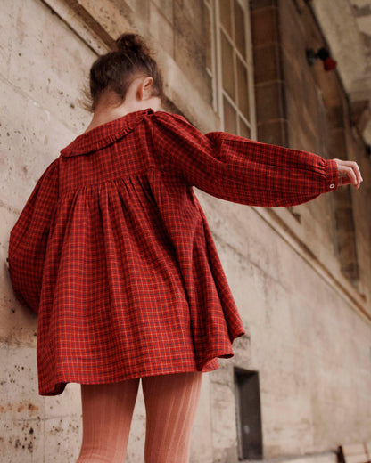 Robe écossais rouge