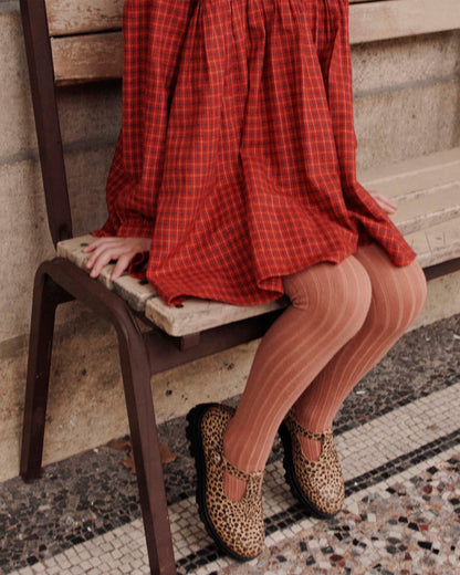 Robe écossais rouge
