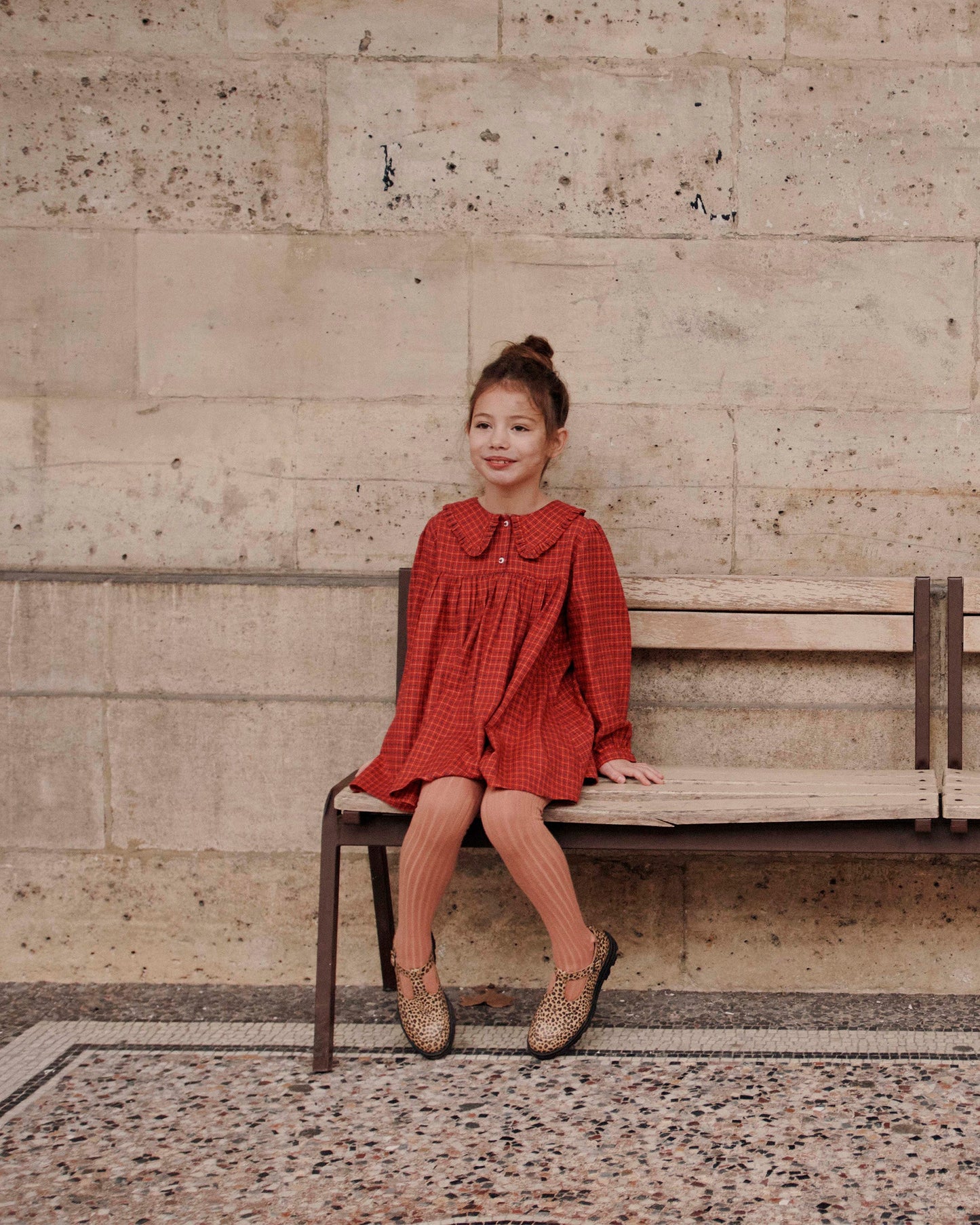 Robe écossais rouge