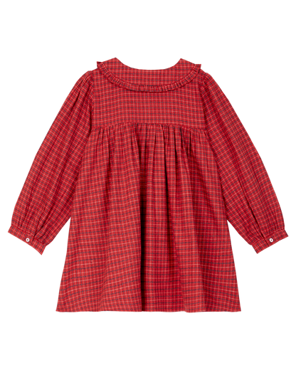 Robe écossais rouge