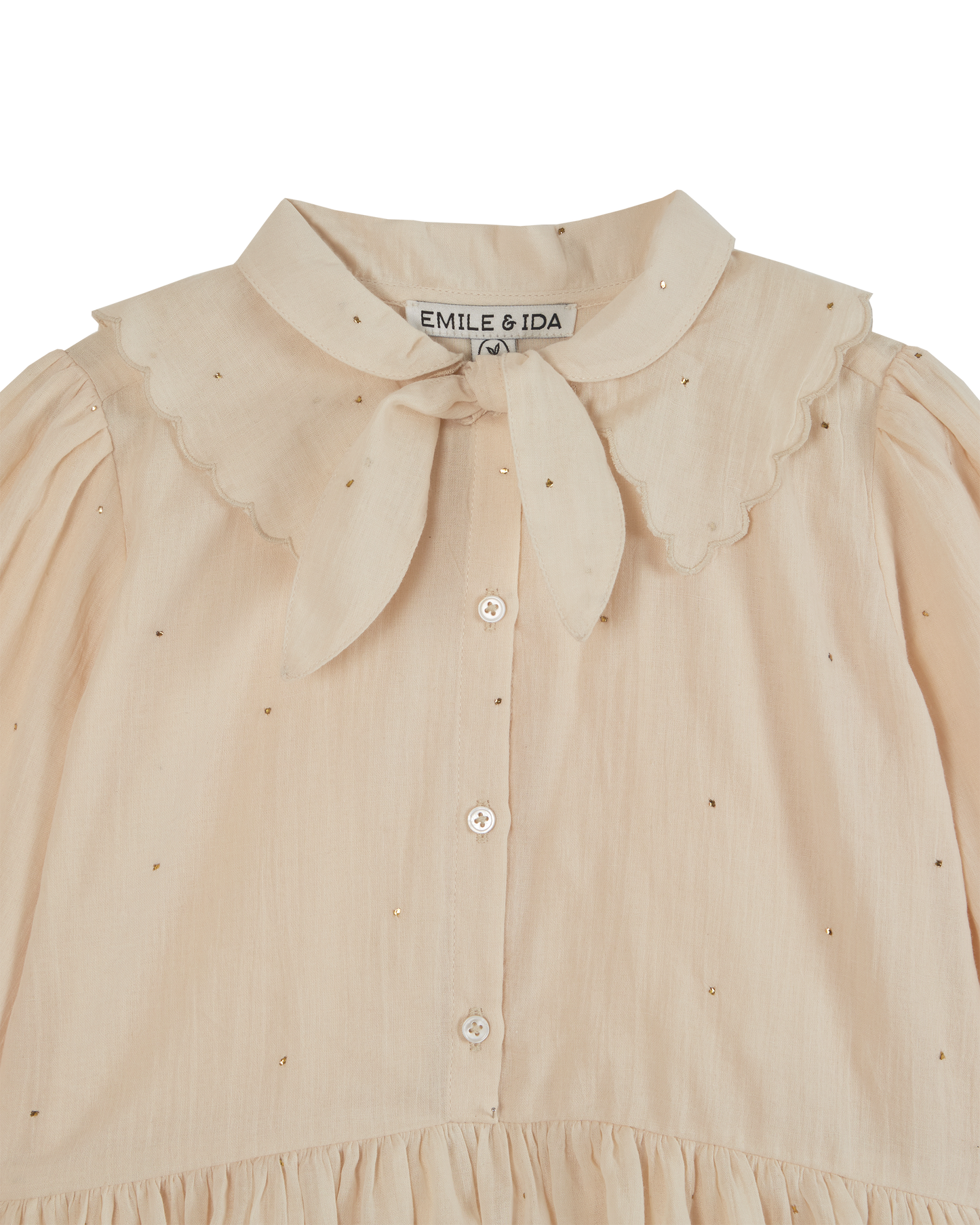 Robe mukesh écru